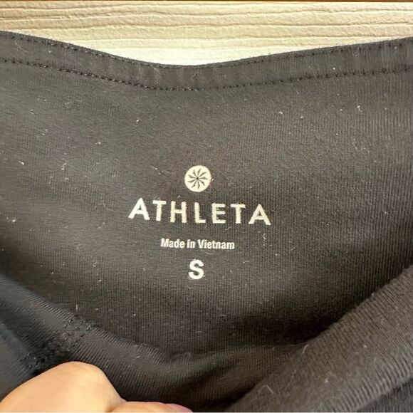 Athleta Womens Straight Up flare Athletic Pants 919179 size Small Black Gym - Picture 8 of 11